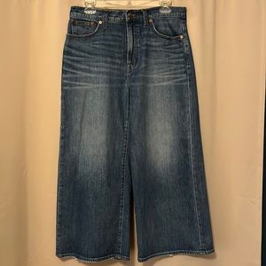 Madewell Wide Leg Cropped Jean
